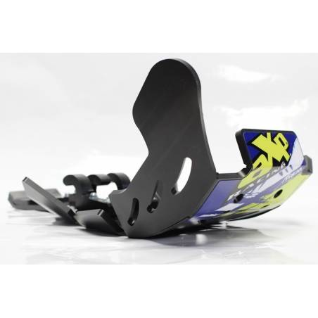 AX1418 Skid plate Xtrem AXP 8mm linkages with protection SE 250 SHERCO the 2012-2013 Black  AXP