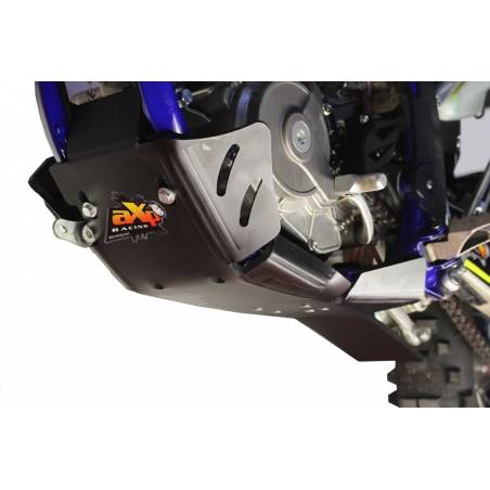 AX1424 Skid plate Xtrem AXP 8mm with linkage Protection 300 SHERCO SE-R Black 2014-2020  AXP Racing