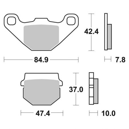 SBS Front Brake Pads for...