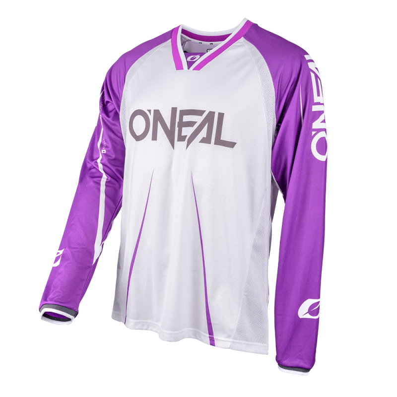 ✌ 1048-702 O`NEAL ELEMENT FR Maglia BLOCKER white/purple O'NEALL