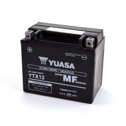 Yuasa YTX12-BS AGM MF Battery Fits Triumph Bonneville 1200 T120 2016-2018